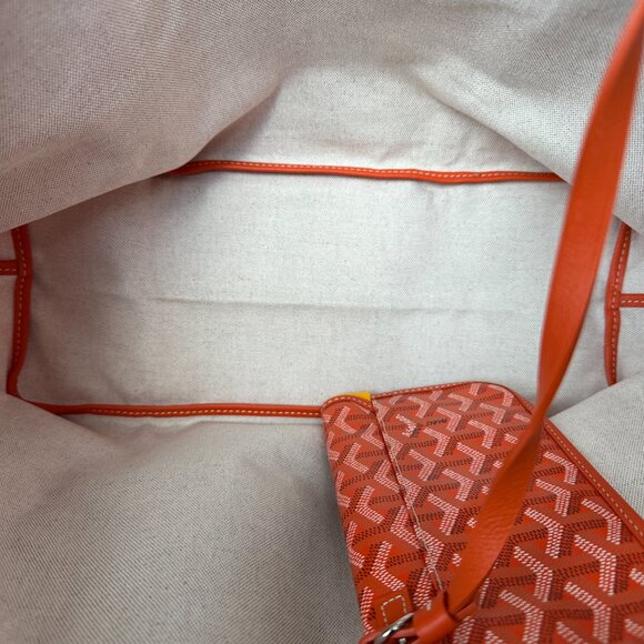 Goyard Orange St. Louis PM Tote Bag - Picture 6 of 6